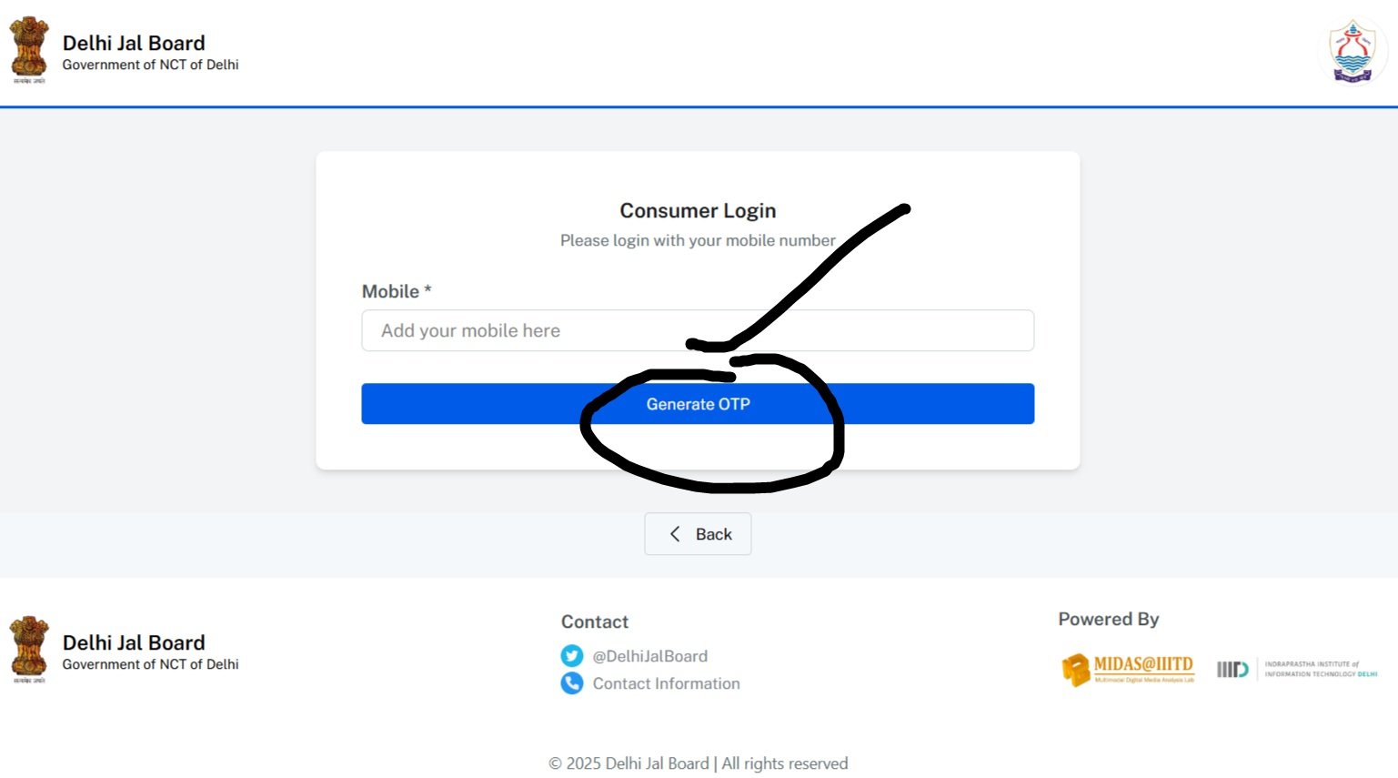 Delhi Pani Bill Mafi Yojana