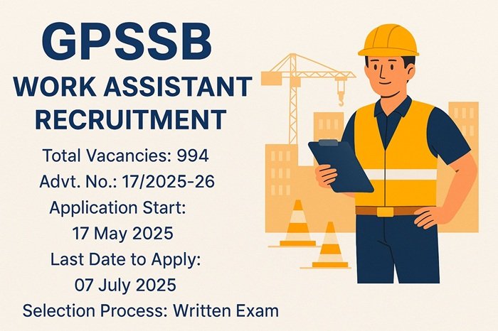 GPSSB Work Assistant Recruitment