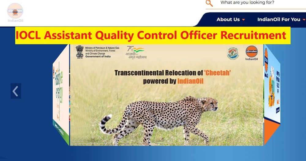 IOCL Assistant Quality Control Officer Recruitment