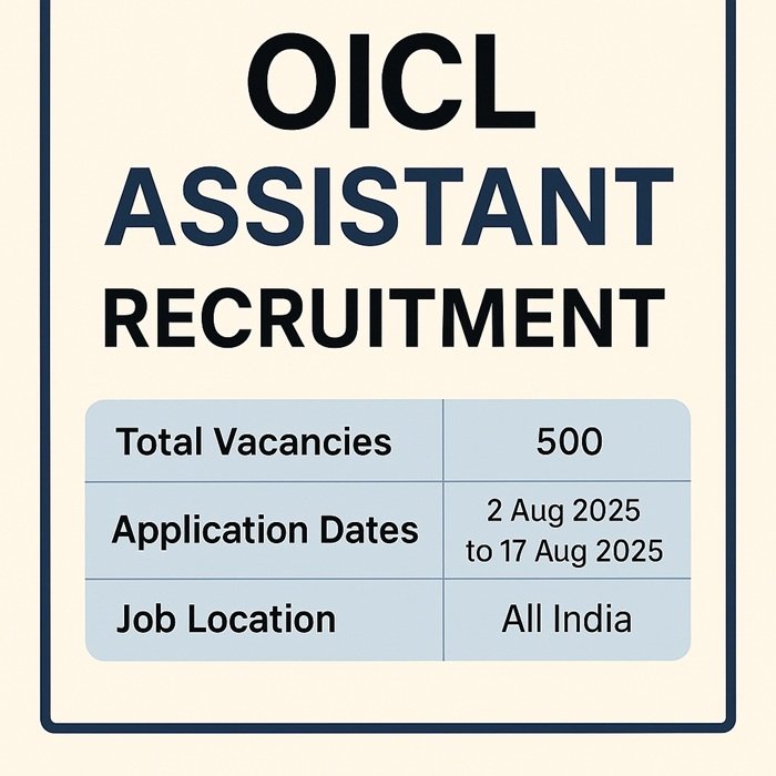 OICL Assistant Recruitment
