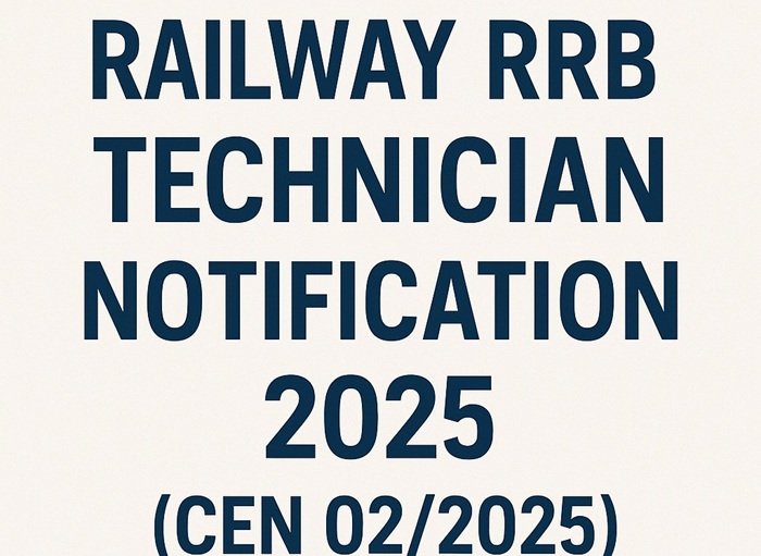 Railway RRB Technician Notification