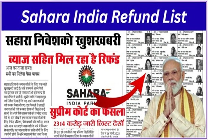 Sahara India Refund List Sahara India Refund List
