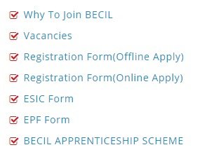 BECIL Online Form 2023
