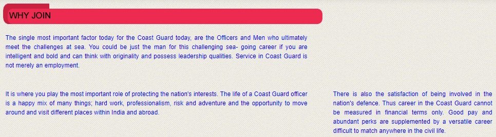 Indian Coast Guard Online Form 2023