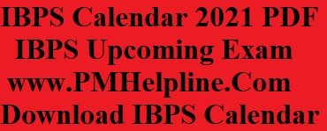 ibps calendar 2021 pdf download 
