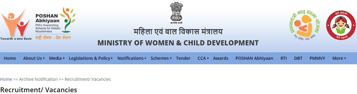 icds recruitment 2021 apply online