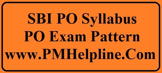 sbi po syllabus 2023 in hindi pdf free download